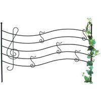 DanDiBo Ambiente DanDiBo Steckzaun Melody Rankhilfe Rankgitter aus Metall