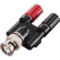TRU Components TC-9199220 BNC-Adapter BNC-Stecker - Polklemme, Polklemme 1
