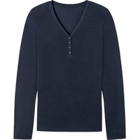 SCHIESSER Damen Schlafshirt Langarm Modal mit Knopfleiste-Mix + Relax