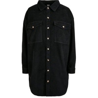 URBAN CLASSICS Corduroy Overshirt in Black M