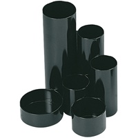 Wedo Junior Schreibtisch-Organizer ABS-Kunststoff 6 Fächer - schwarz