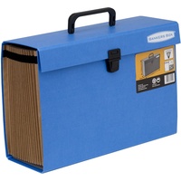Bankers Box 9352201 Handifile Dokumentenmappe im Aktentaschenformat, 19-Fächer, blau
