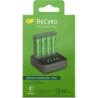 GP ReCyko B4D45 4-fach LCD 4Port Docking St. +