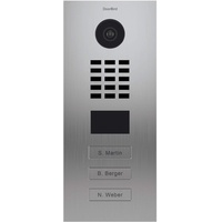 DoorBird D2103V IP-Video-Türsprechanlage LAN Außeneinheit Edelstahl V2A, gebürstet