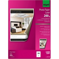 Sigel LP144 Fotopapier für Laser / Kopierer, A4, 100