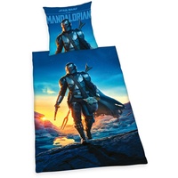Herding Star Wars Mandalorian blau 135 x 200 cm