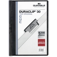 Durable Duraclip 30 Klemmmappe A4, schwarz