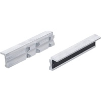 BGS Schraubstock-Schutzbacken 9284, Aluminium Breite 125 mm 2-tlg.