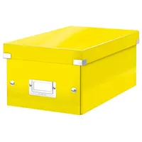 Leitz Click & Store WOW DVD Aufbewahrungsbox, gelb (60420016)