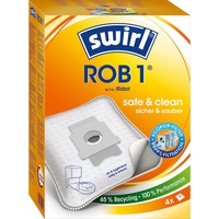 Swirl ROB 1 EcoPor Staubsaugerbeutel für iRobot 4 Beutel