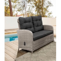 Destiny Loungesofa »MERANO II«, Aluminium, Polyrattan, 2er Sofa, inkl.