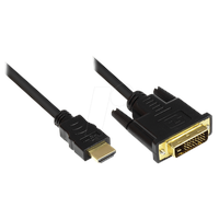 Good Connections HDMI Anschlusskabel 1,5m A St. zu DVI-D