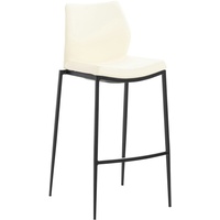 CLP Barhocker Matola Kunstleder creme/schwarz