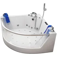 Home Deluxe Atlantic L Whirlpoolbadewanne 141 x 141 cm