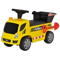 Homcom Kinder Gelb, Metall 28.2x42x72 cm Outdoor Spielzeug, Kinderfahrzeuge