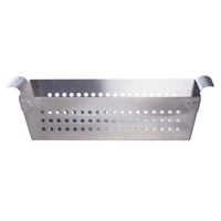 ALLGRILL Grillkorb aus Edelstahl 30 x 13 x 9