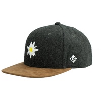 Bavarian Caps Edelweiß Klassik Cap (Grau)