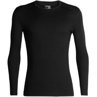 Icebreaker 200 Oasis Merino Langarm-baselayer - Black - S