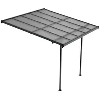 Juskys Terrassendach Borneo 300 x 300 cm anthrazit