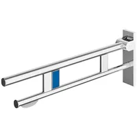 Hewi System 900 Haltegriff Stützklappgriff 700 mm Edelstahl verchromt