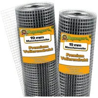 Aquagart 80m x 1m Volierendraht Drahtgitter Schweissgitter Drahtgeflecht Drahtzaun