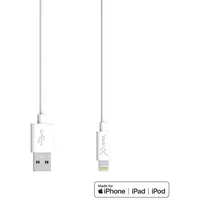 Xlayer Premium Ladekabel USB-A to Lightning 1.20 m weiß