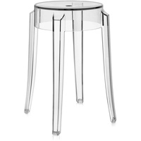 Kartell Charles Ghost Hocker glasklar