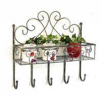 DanDiBo Ambiente Dandibo - Wandregal Metall 96010 Garderobe 41