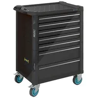 HAZET Werkstattwagen Assistent 179N-7-RAL9005 Schubladen flach: 5 x 77
