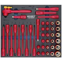 HAZET Steckschlüssel-Satz schutzisoliert 163-545/41 Vierkant hohl 10 mm (3/8