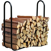 ShelterLogic Kaminholzregal 122 x 25 x 104 cm schwarz