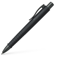 Faber-Castell Kugelschreiber POLY BALL Urban All Black, Schreibfarbe: blau,