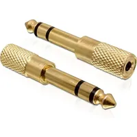 DeLock Adapter Klinke 6,35 mm Stecker > 3,5 mm
