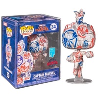 Funko Pop Marvel Captain Marvel 34 Art Series Special