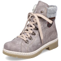 Rieker Damen Schnürstiefeletten Y9430, Frauen Stiefeletten,uebergangsschuhe,uebergangsstiefel,schnürboots,übergangsschuhe,Woman,grau (43),37 EU /