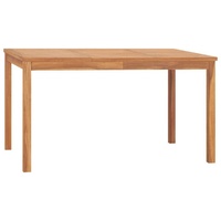 VidaXL Garten-Esstisch 140 x 80 x 77 cm natur