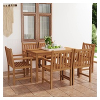 VidaXL Garten-Essgruppe 7-tlg. braun 3059932