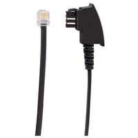 Rutenbeck Adapterkabel TAE/UAE 0,5m sw line21-Adap