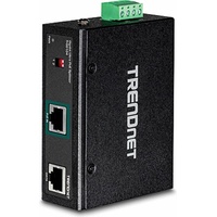TRENDNET TI Hardened Industrial Railmount Gigabit PoE-Splitter, 1x RJ-45,