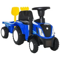 Homcom Kinder Rutschauto NEW HOLLAND Rutscherfahrzeug Kinderauto Kinderfahrzeug PP,