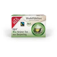 H&S Grüner Tee Darjeeling Teebeutel 20 x 2 g