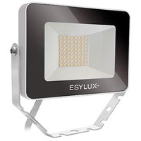 ESYLUX Außenwandleuchte Aluminium 2,8 cm inkl. Bewegungsmelder weiß