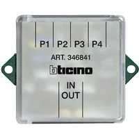 Legrand bticino, Einbau-Video-Signalverteiler/Etagenverteiler 4-fach für 2-Draht Sprechanlagen., 346841