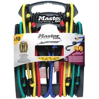 Master Lock Spanngurte Set 10-teilig 25-100 cm