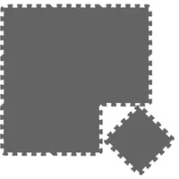 LittleTom Puzzlematte Uni Grau 10 Matten grau