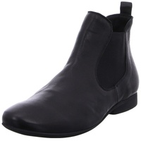 THINK! Damen GUAD2 chromfrei gegerbte nachhaltige Stiefelette, schwarz 41,5