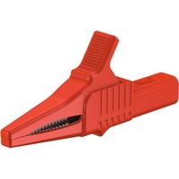 STÄUBLI XKK-1001 Sicherheits-Abgreifklemme Steckanschluss 4mm CAT II 1000V Rot