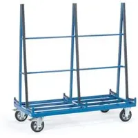 FETRA Plattenwagen 4474-beidseitig - Tragkraft 1200kg Elastic-Vollgummi-Reifen
