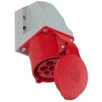 PCE 127-6v CEE Wandsteckdose 32 A 7polig 400 V