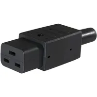 As - Schwabe AS Schwabe 62085 Kaltgeräte-Steckverbinder Stecker, gerade